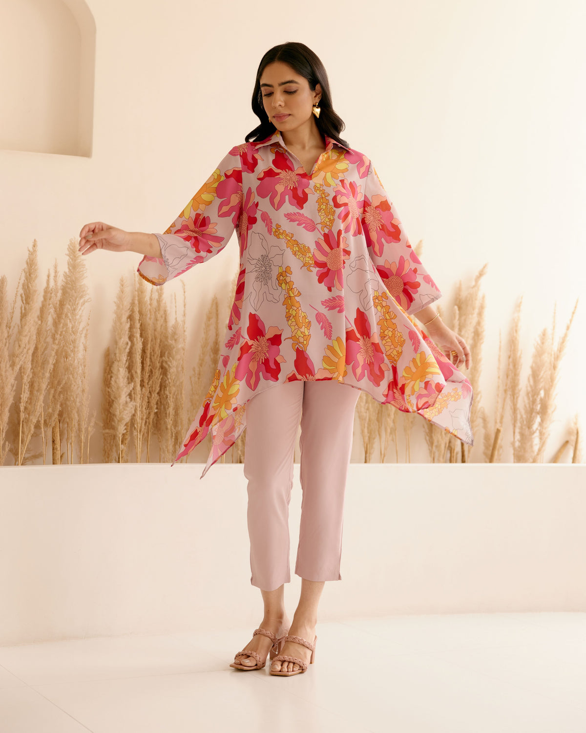 Blush Fanta Nur Tunic