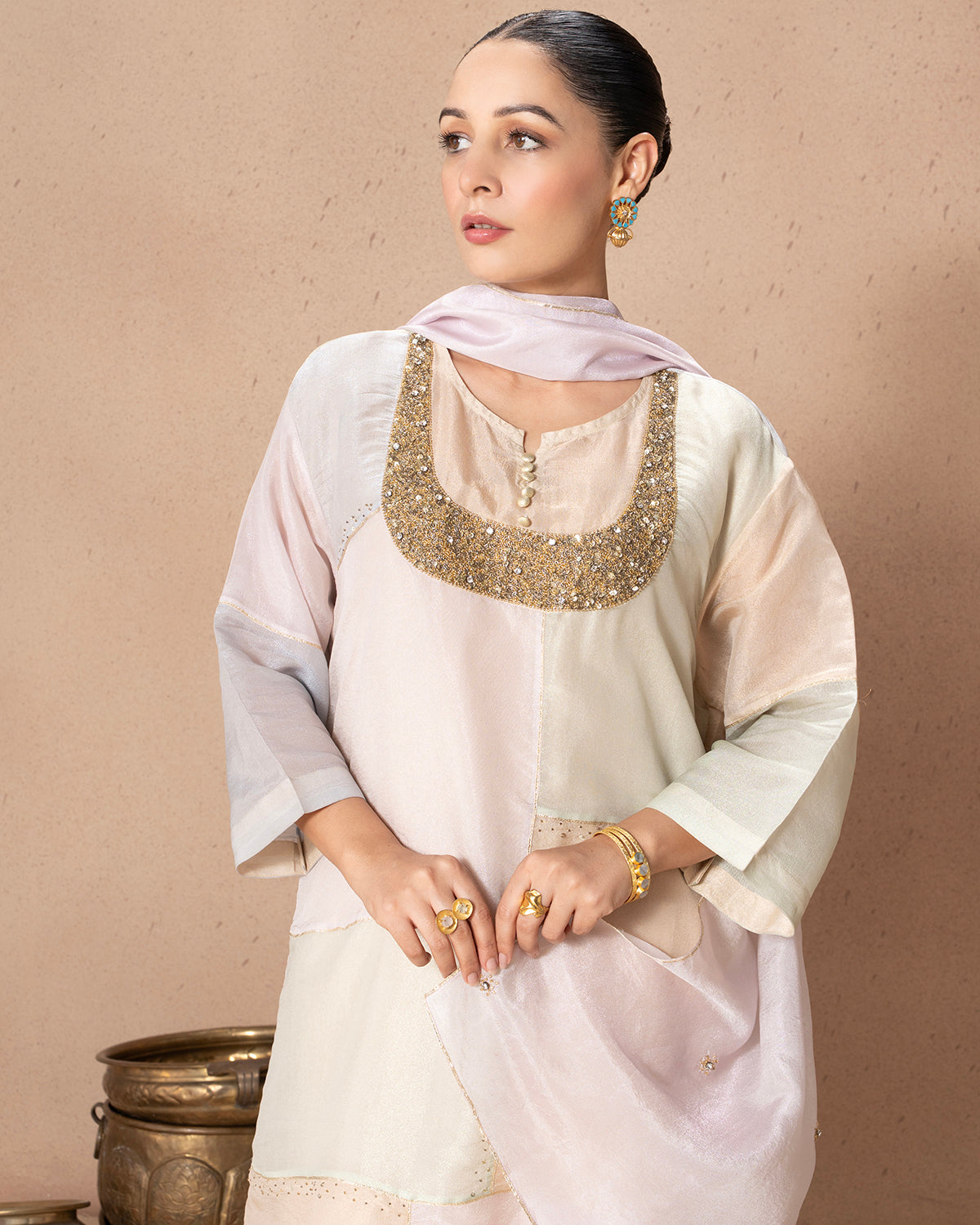 Multi Pastel Sterlin Tunic