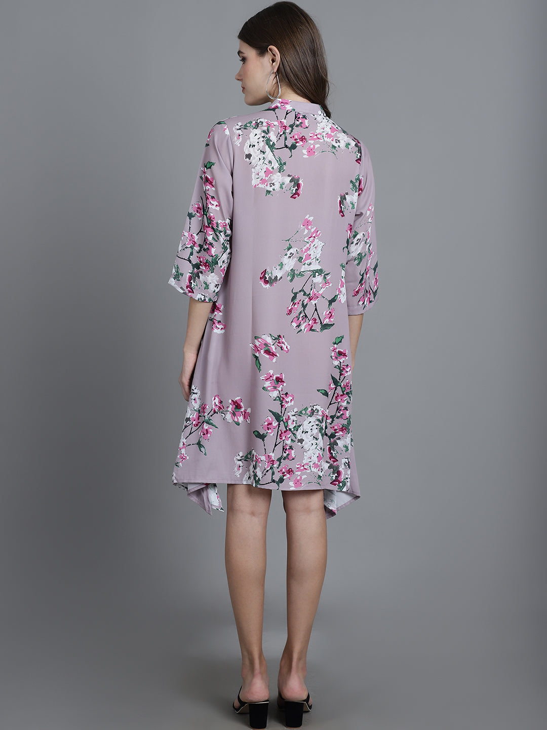 Pink Floral Kaftan
