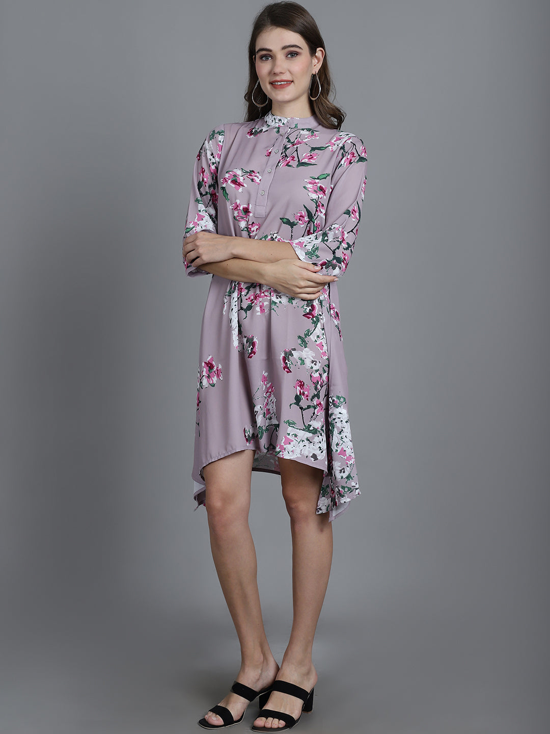 Pink Floral Kaftan