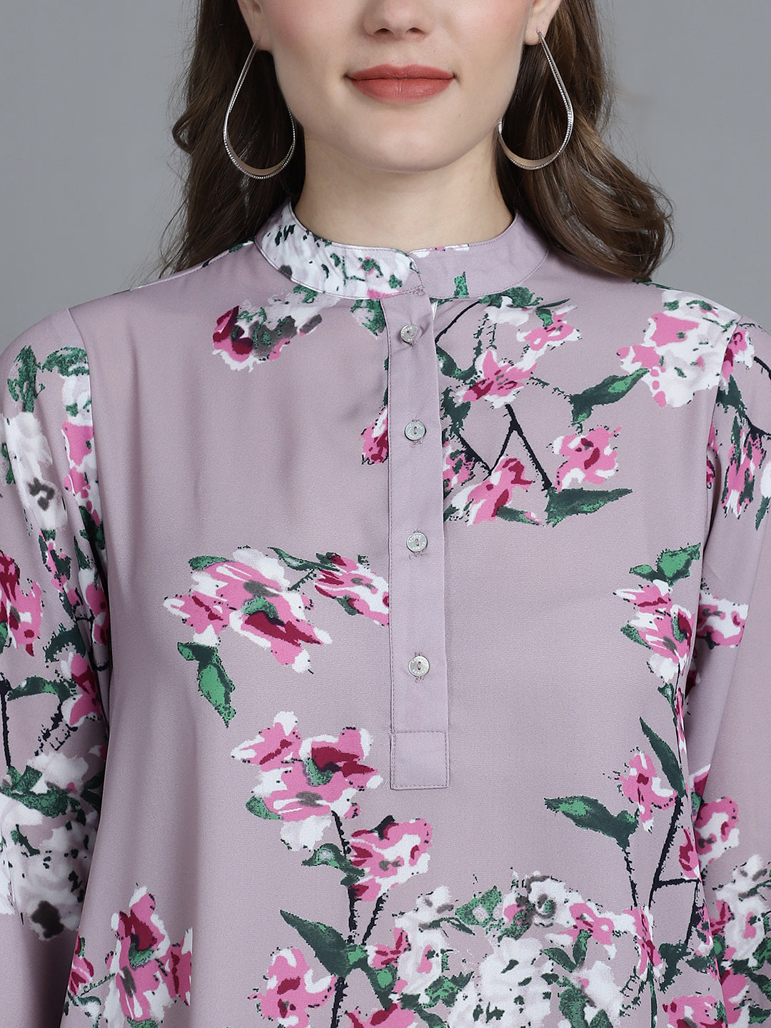 Pink Floral Kaftan