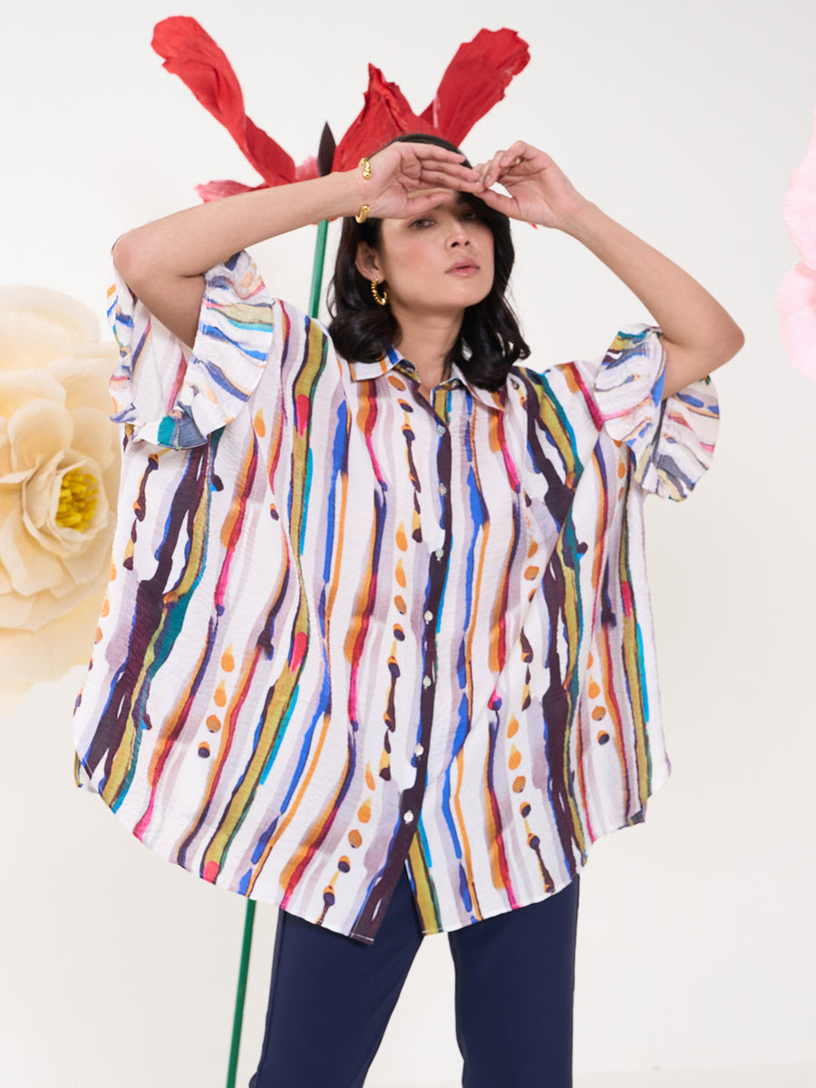 Orange Streak Kiaan Shirt