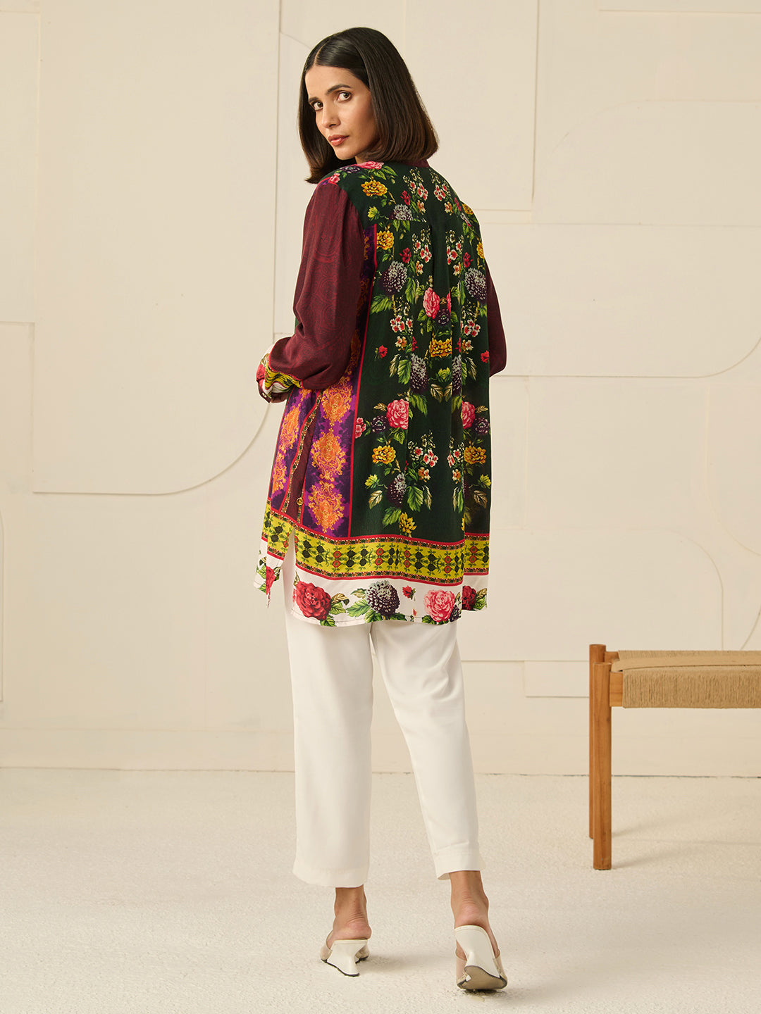 Green Deva Concealed Button Shirt