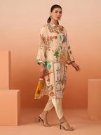 Baag Beige Gather Tunic