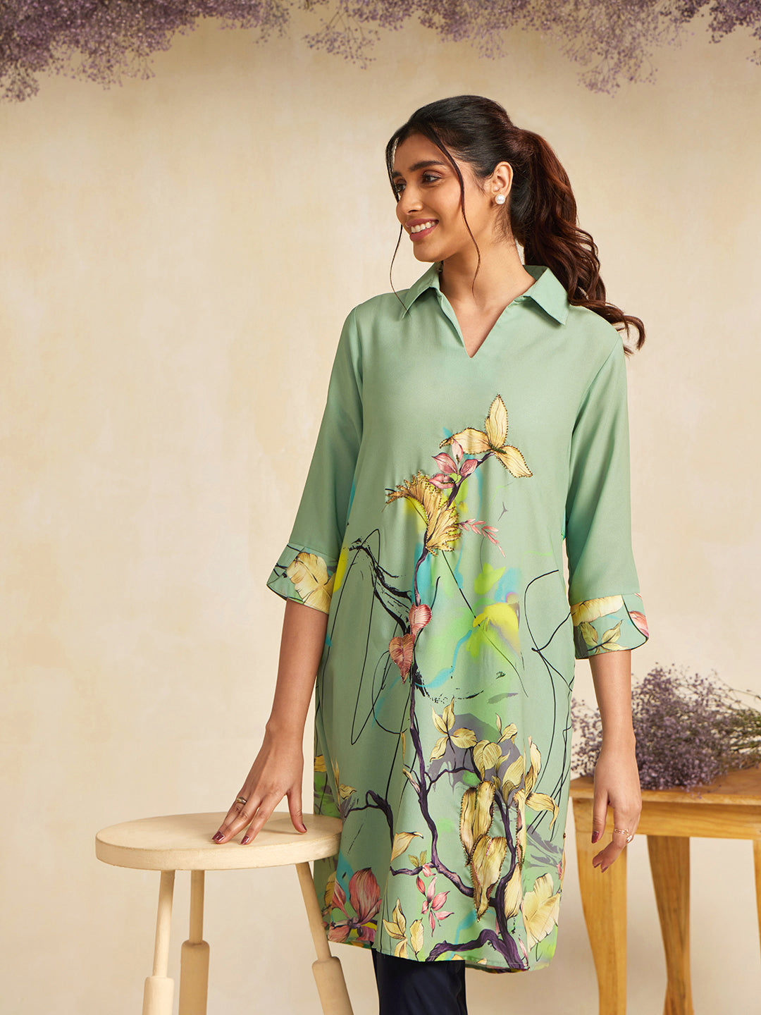 Green Sublime Aaria Tunic