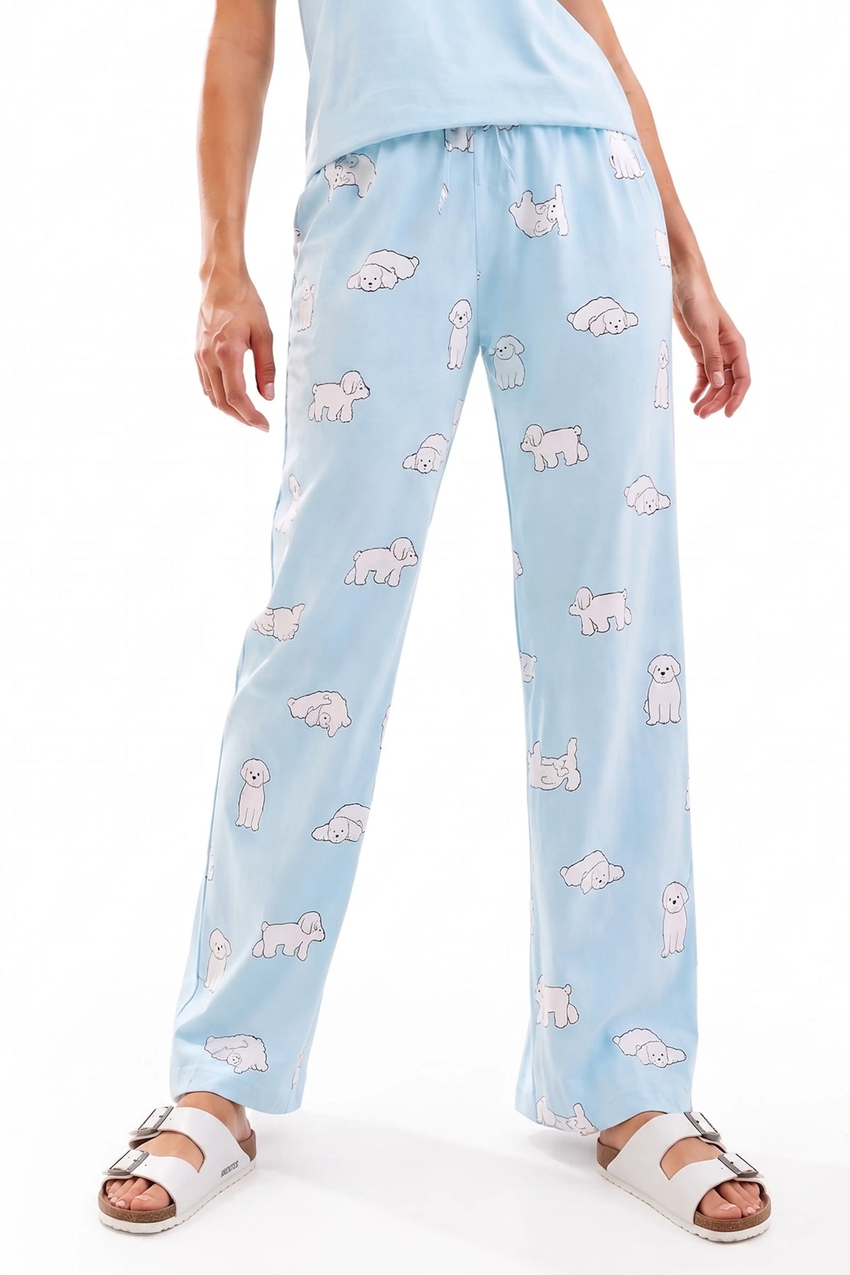 Fluffy Dreams Printed Cotton Pyjama