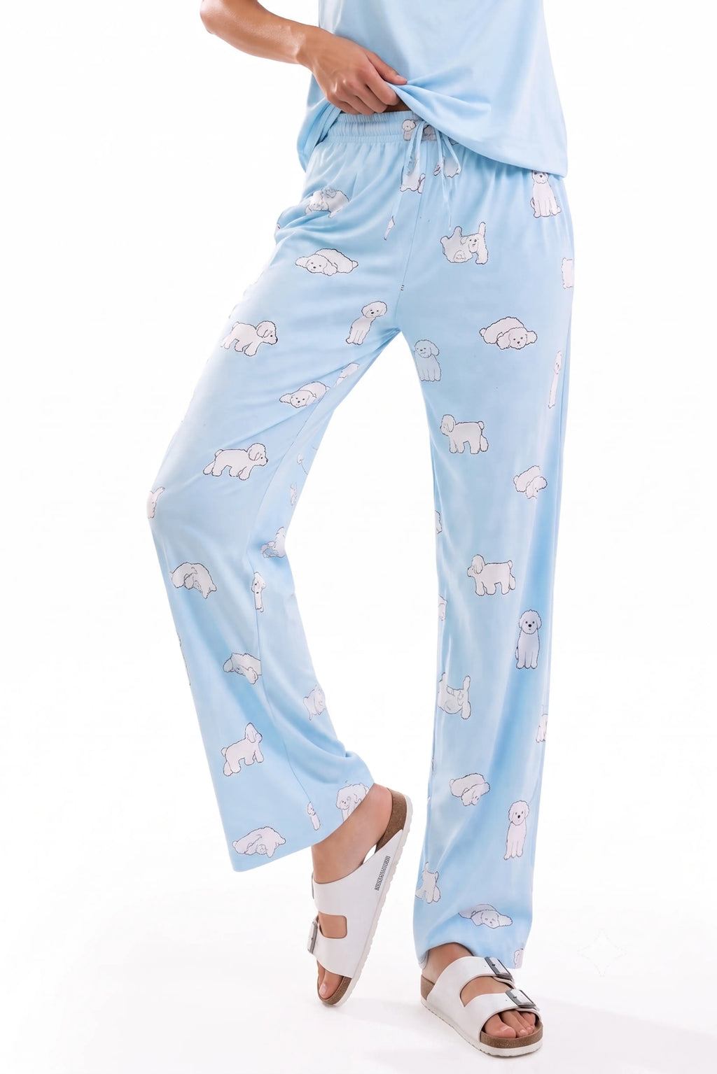 Fluffy Dreams Printed Cotton Pyjama