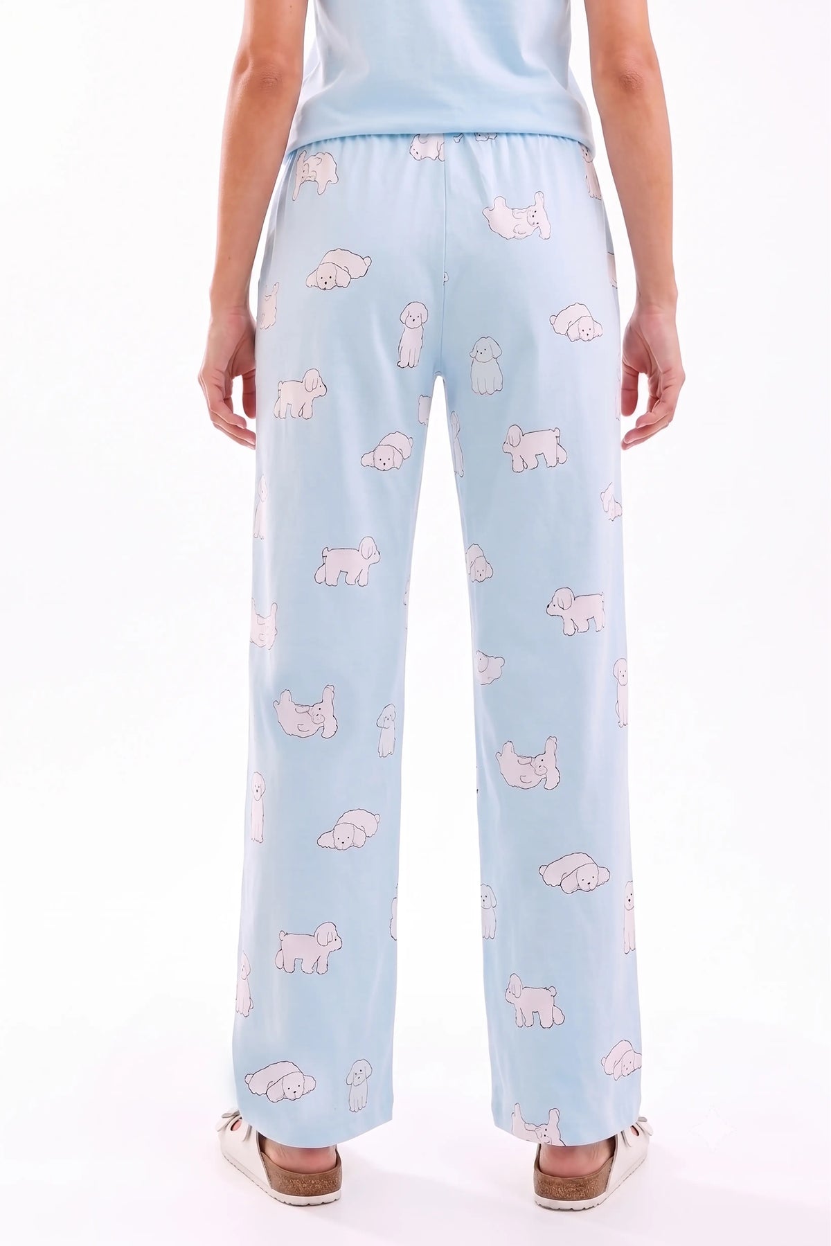Fluffy Dreams Printed Cotton Pyjama