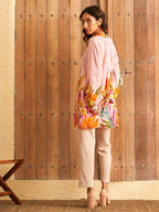 Avery Pink Conceal Button Shirt