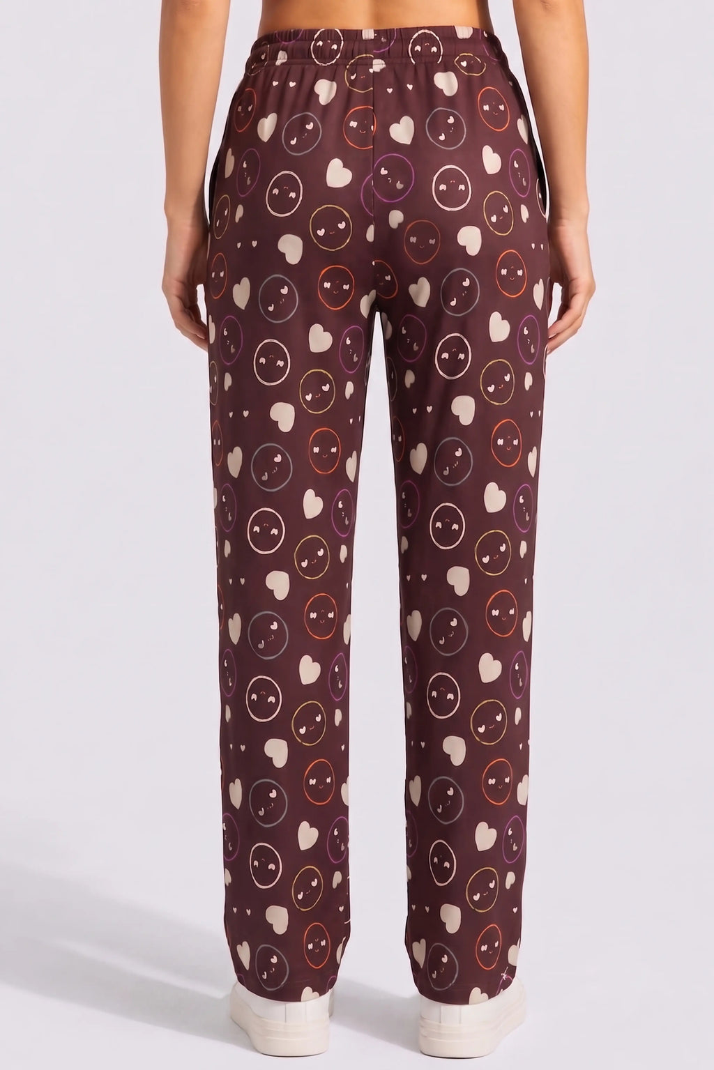 Smile & Hearts Printed Cotton Pyjama