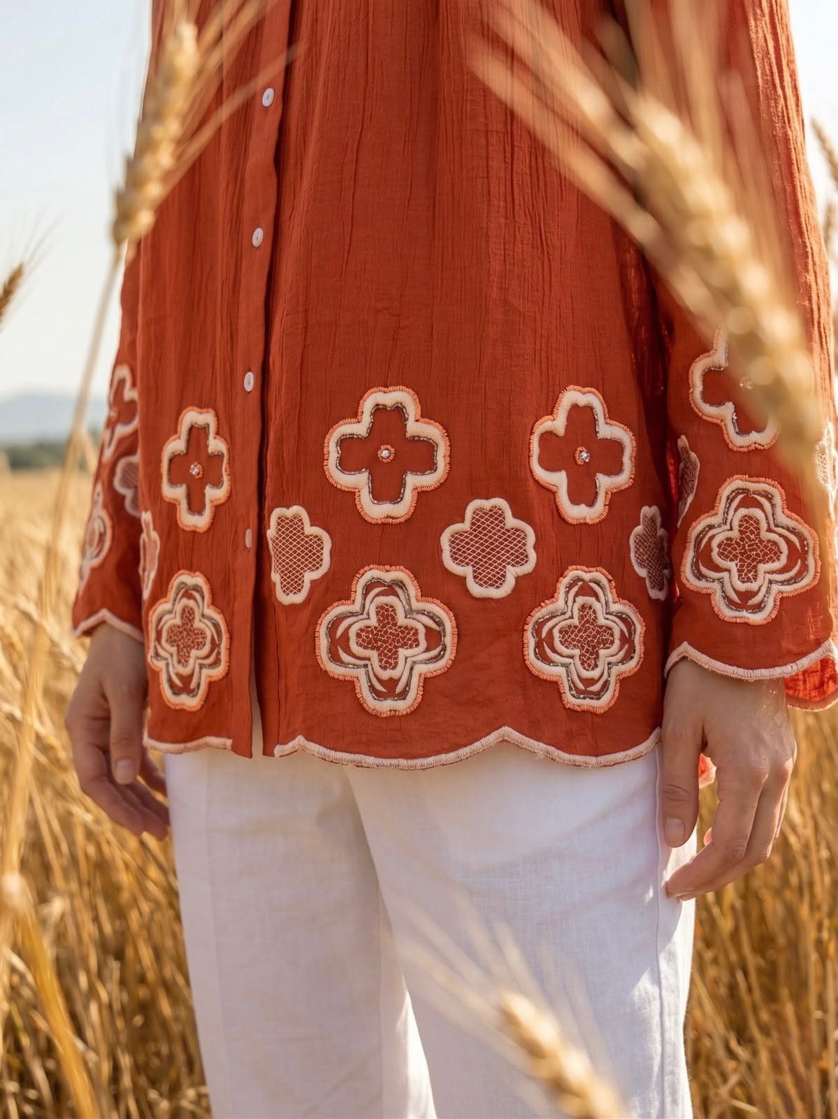 Rust Spirea Shirt