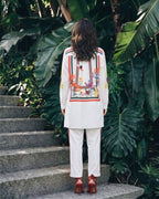 White Wedge Concealed Button Shirt