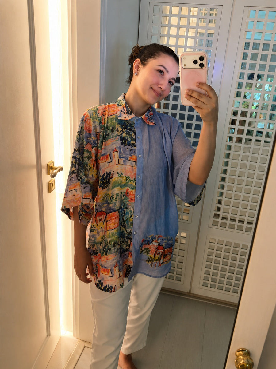 Blue Pria Pro Shirt