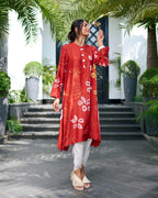Red Kanji Sue Tunic
